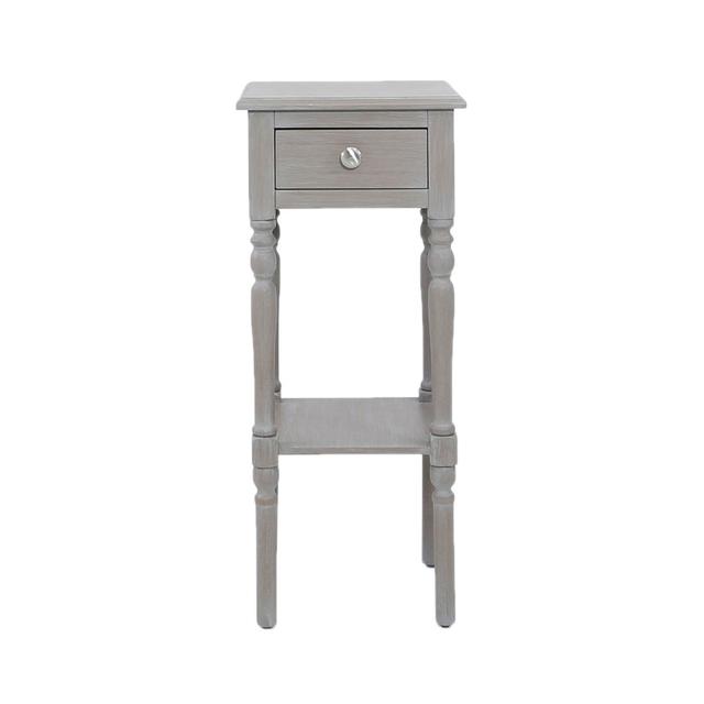 Folger 1 Drawer Sofa Side Table for Living Room Furniture,70cm Wooden Bedside Table Storage Cabinet Highland Dunes Colour: Taupe on Productcaster.