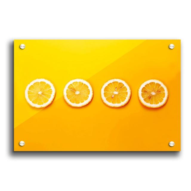 Lemon Slices Portrait - Unframed Photograph Print on Acrylic East Urban Home Size: 29.7cm H x 42cm W on Productcaster.