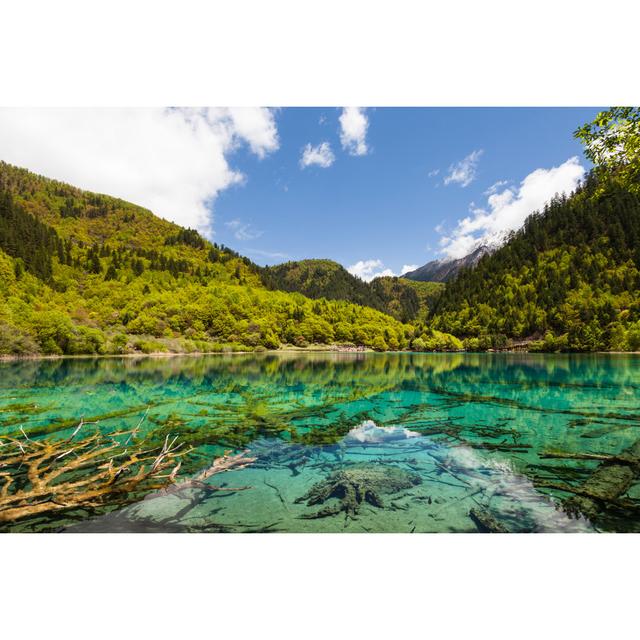 See bei Jiuzhaigou in China von Fototrav - Kunstdrucke Alpen Home Größe: 80 cm H x 120 cm B on Productcaster.