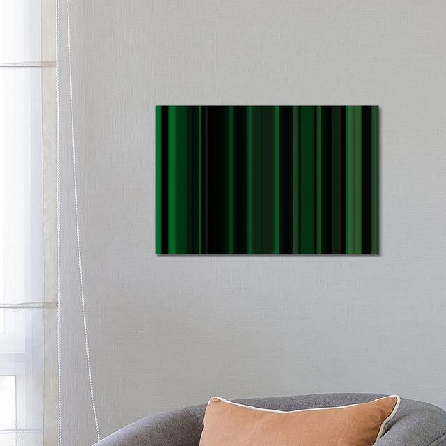 Dark Matrix Green by Latitude Run - Wrapped Canvas Gallery-Wrapped Canvas Giclée Latitude Run Size: 45.72cm H x 66.04cm W x 1.905cm D on Productcaster.