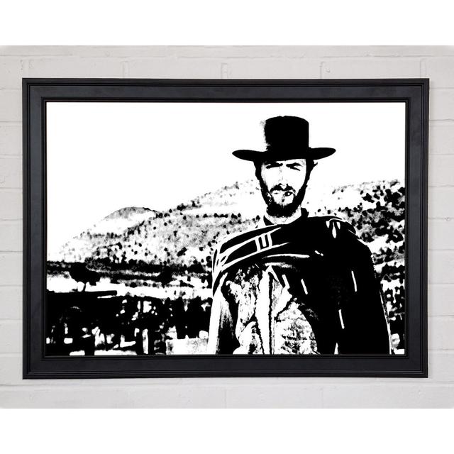 Clint Eastwood The Good The Bad The Ugly - Single Picture Frame Art Prints Rosalind Wheeler Size: 84.1cm H x 118.9cm W x 1.5cm D on Productcaster.