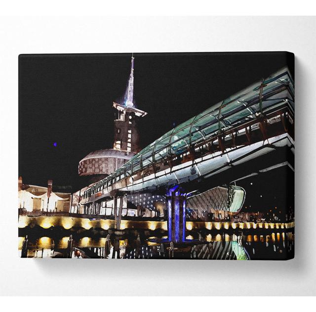 Architects Walkway - Wrapped Canvas Art Prints 17 Stories Size: 66cm H x 106.6cm W x 10cm D on Productcaster.