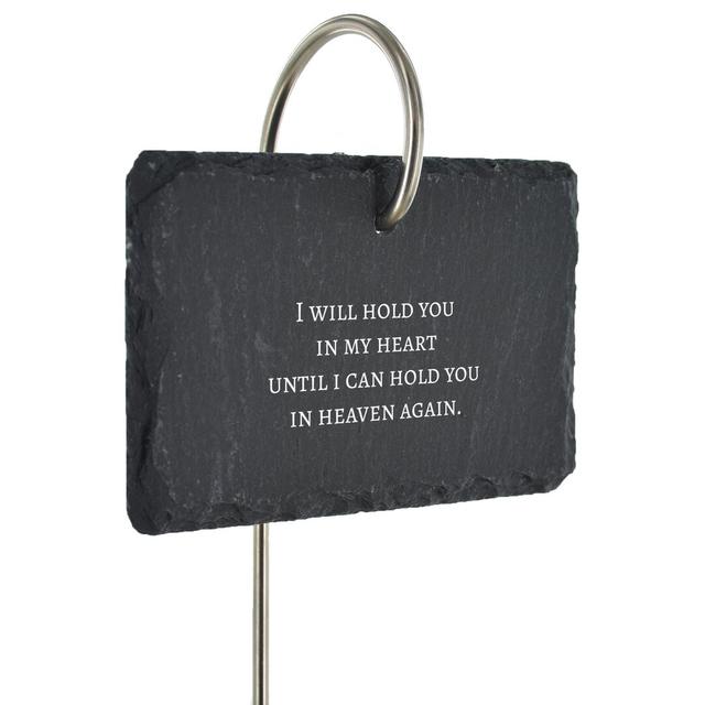 Lewter Hold You in My Heart Memorial Plaque Happy Larry on Productcaster.