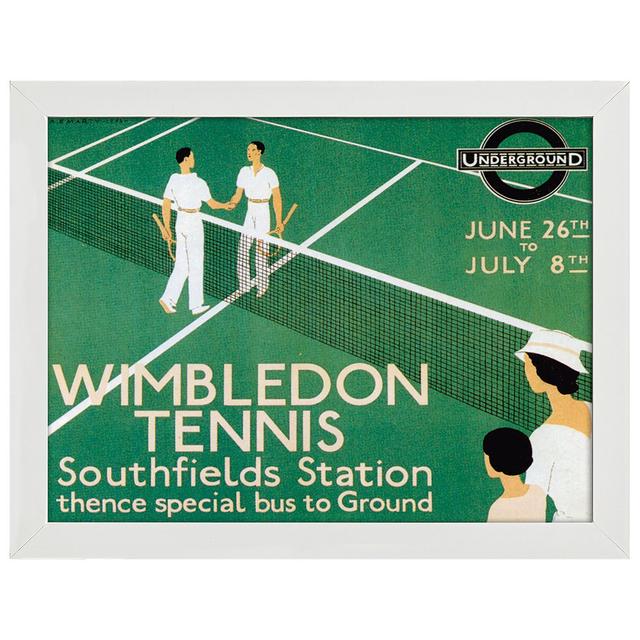 1933 Wimbledon - Picture Frame Advertisement Maturi Format: White Framed on Productcaster.