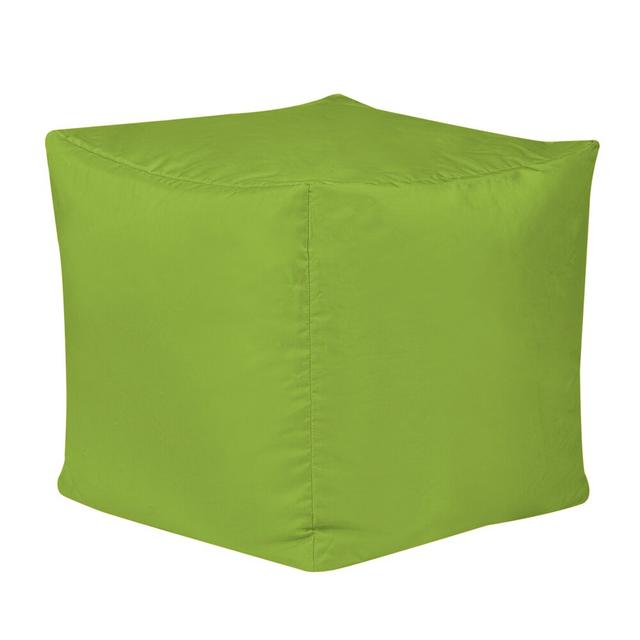 Veeva Indoor Outdoor Caelee Pouffe 17 Stories Colour (Cushion): Lime Green on Productcaster.