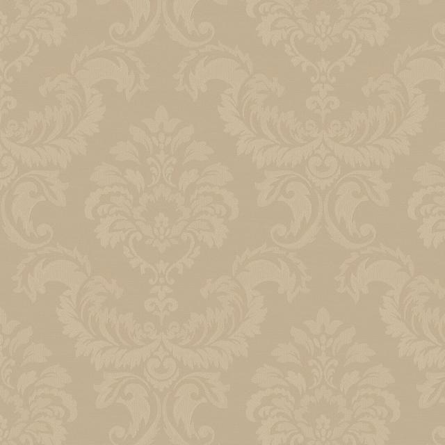 Palmwood 10m x 52.8cm Semi-Gloss Wallpaper Roll ClassicLiving Colour: Gold on Productcaster.