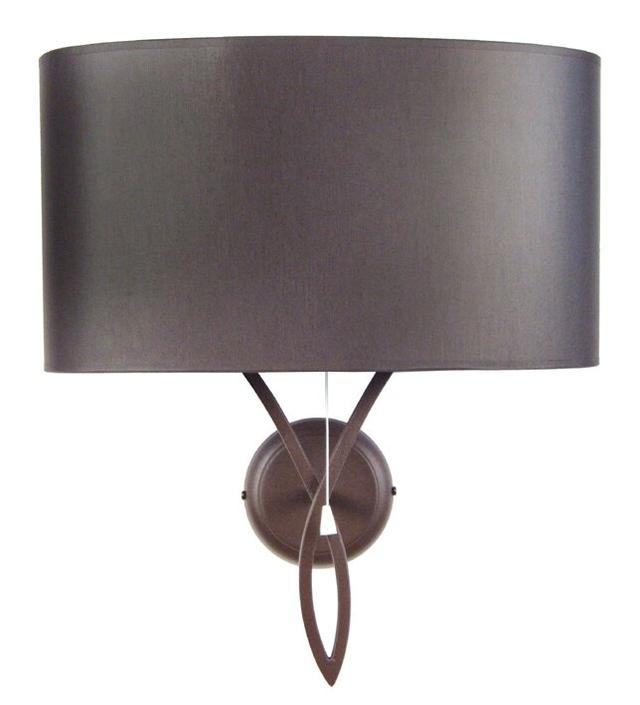 Ingles Armed Sconce Ophelia & Co. Shade colour: Brown on Productcaster.