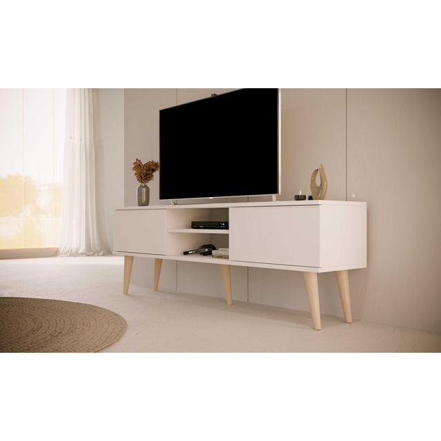 TV-Ständer Lilyana für TVs bis zu 70" Norden Home Farbe: Weiß on Productcaster.