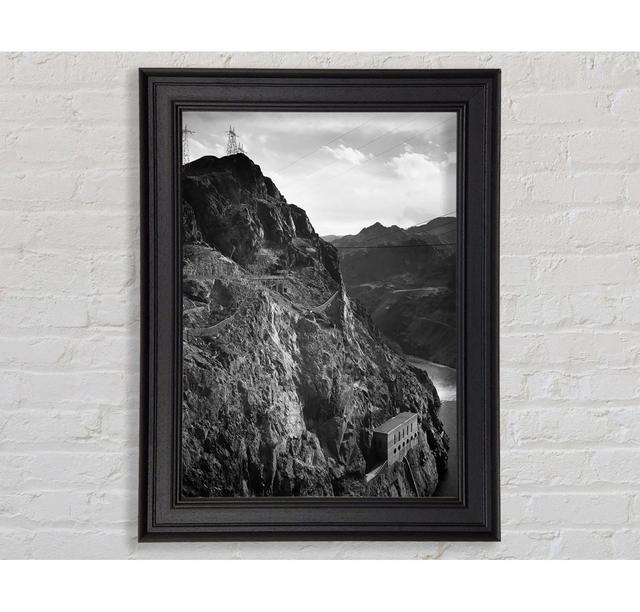 Ansel Adams Cliffs Above Boulder Dam - Single Picture Frame Art Prints Union Rustic Size: 59.7cm H x 42cm W x 8cm D on Productcaster.