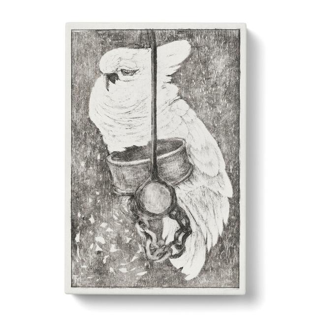 White Cockatoo by - Wrapped Canvas Painting East Urban Home Size: 60cm H x 40cm W x 3cm D on Productcaster.