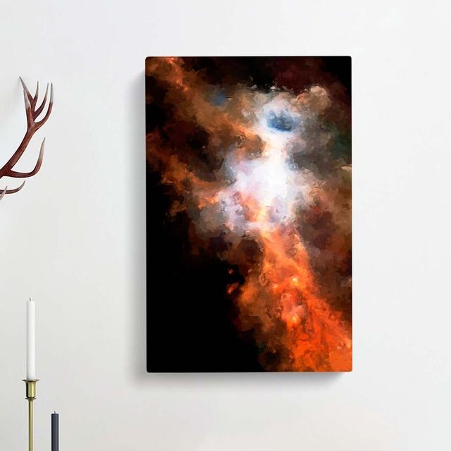 Universe in Abstract Vol.10 - Wrapped Canvas Graphic Art Print East Urban Home Size: 76cm H x 50cm W x 3cm D on Productcaster.