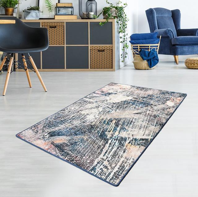 Carla Shaggy Blue/Grey Rug Williston Forge Rug Size: Rectangle 160 x 229cm on Productcaster.