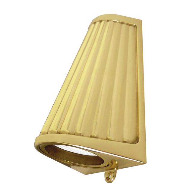 Folmar Solid Brass Flush Mounted Sconce Mercer41 Fixture Finish: Bright Gold on Productcaster.