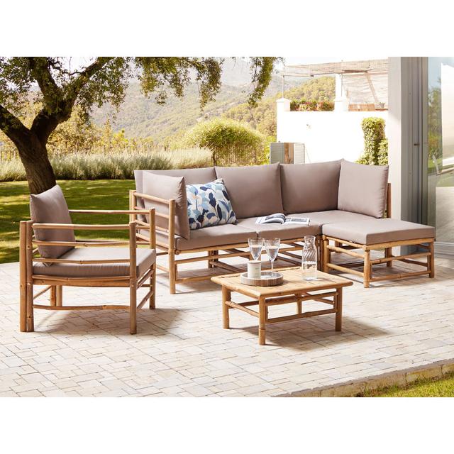 5-Sitzer Lounge-Set Alyose Sansibar Home Farbe des Kissens: beige on Productcaster.