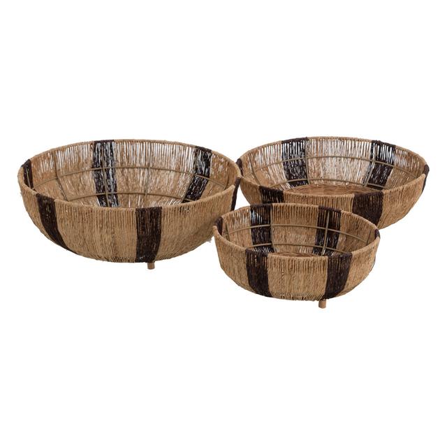 2-tlg. Korb-Set Natural Fiber (Set of 3) Sansibar Home on Productcaster.