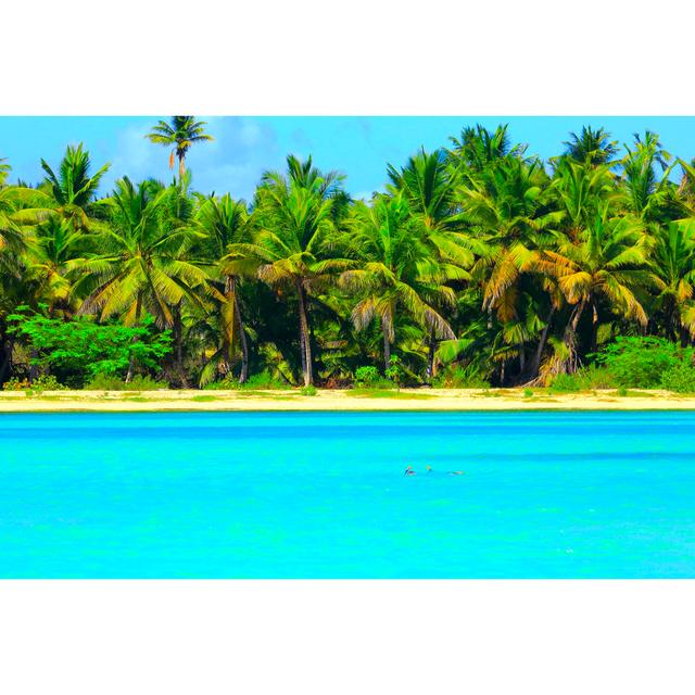 Tropical Paradise - Wrapped Canvas Art Prints 17 Stories Size: 51cm H x 76cm W x 3.8cm on Productcaster.