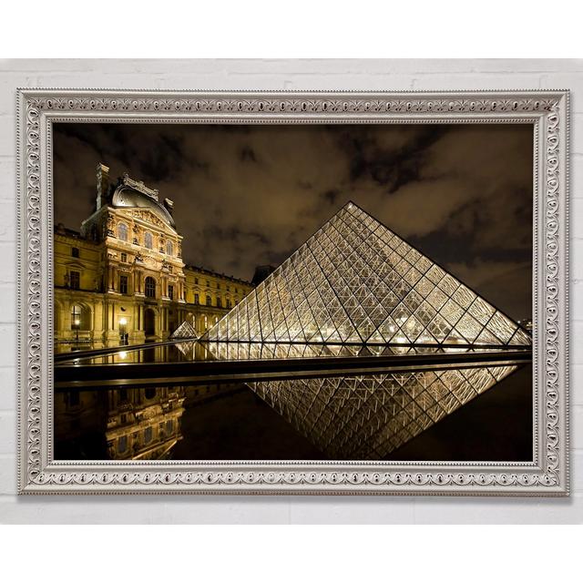 Louvre Museum Paris France - Print Bright Star Size: 42cm H x 59.7cm W x 3cm D on Productcaster.