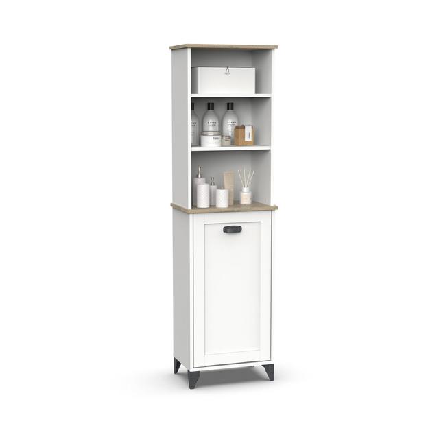 46.5Cm W x 168Cm H x 31Cm D Tall Bathroom Cabinet Muebles Pitarch on Productcaster.