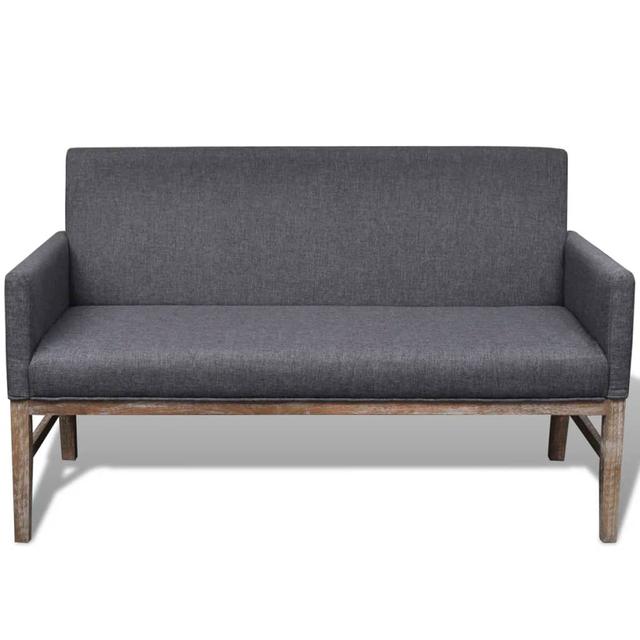 Zweiersofa Alpen Home Polsterfarbe: Dunkelgrau on Productcaster.