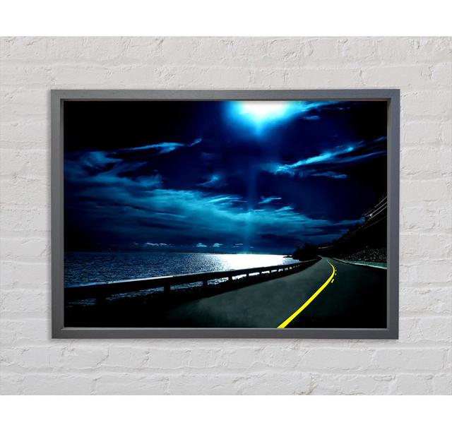 Highway Nights Framed Print Bright Star Size: 59.7cm H x 84.1cm W x 3.3cm D on Productcaster.