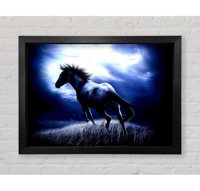 Dark Horse - Single Picture Frame Art Prints Gracie Oaks Size: 59.7cm H x 84.1cm W x 3.4cm D on Productcaster.