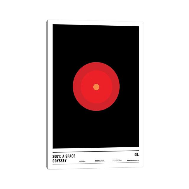 2001: A Space Odyssey by Nick Barclay - Graphic Art Print on Canvas Latitude Run Format: Wrapped Canvas, Size: 66.04cm H x 45.72cm W x 1.91cm D on Productcaster.