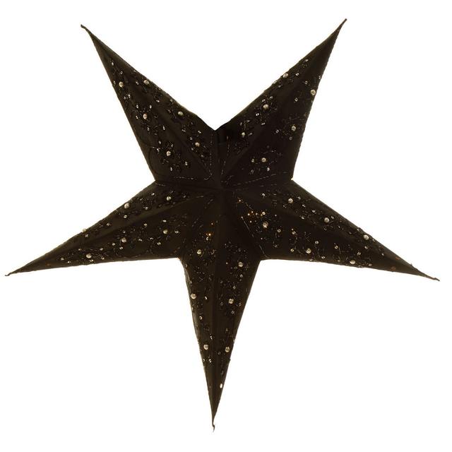 Star (Set of 2) The Seasonal Aisle Colour: Black on Productcaster.