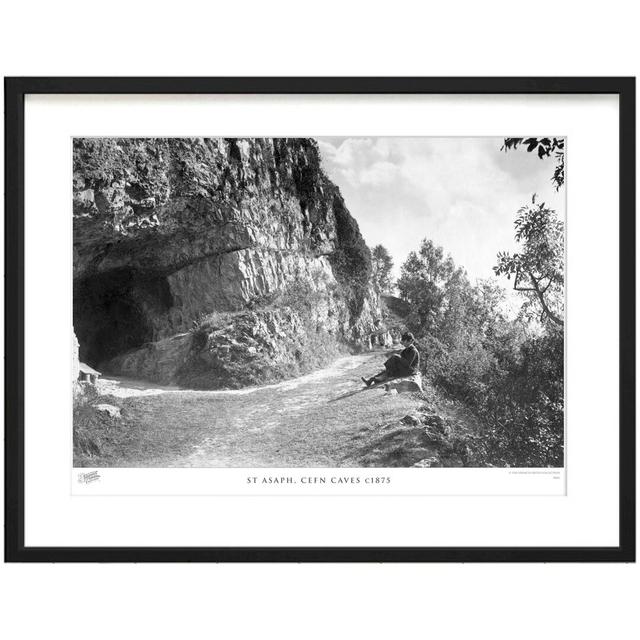 'St Asaph, Cefn Caves C1875' by Francis Frith - Picture Frame Photograph Print on Paper The Francis Frith Collection Size: 45cm H x 60cm W x 2.3cm D on Productcaster.