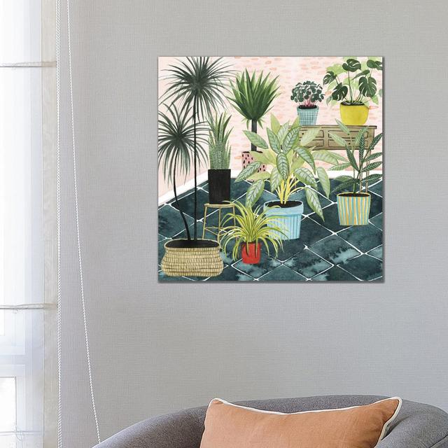 Modern Jungle II by Grace Popp - Wrapped Canvas Gallery-Wrapped Canvas Giclée 17 Stories Size: 66.04cm H x 66.04cm W x 1.905cm D on Productcaster.