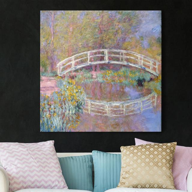 Leinwandbild Bridge in Monet's Garden von Claude Monet Rosalind Wheeler Format: Leinwand, Größe: 80 cm H x 80 cm B on Productcaster.