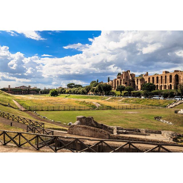 Circus Maximus by Fabianodp - Wrapped Canvas Photograph Latitude Run Size: 61cm H x 91cm W on Productcaster.