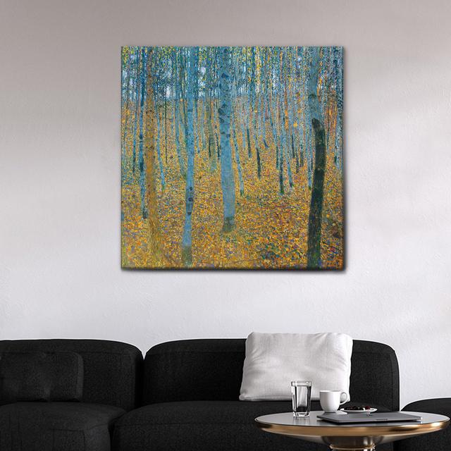 Wandbild Beech Forest von Gustav Klimt Rosalind Wheeler Größe: 65 cm H x 65 cm B on Productcaster.