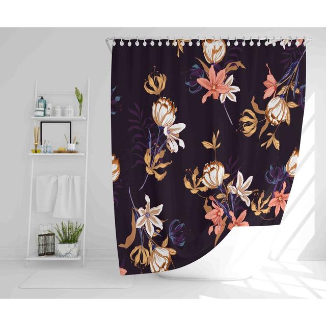 Schulze Polyester Shower Curtain Rosalind Wheeler Size: 168cm H x 168cm W on Productcaster.