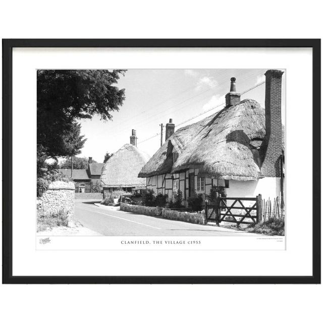 'Clanfield, the Village C1955' by Francis Frith - Picture Frame Photograph Print on Paper The Francis Frith Collection Size: 60cm H x 80cm W x 2.3cm D on Productcaster.