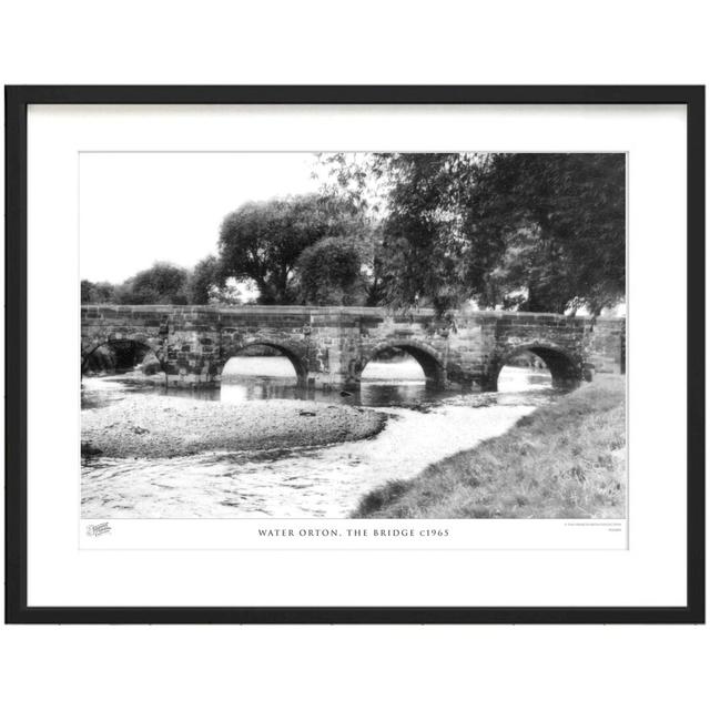 Water Orton, The Bridge C1965 - Single Picture Frame Print The Francis Frith Collection Size: 45cm H x 60cm W x 2.3cm D on Productcaster.