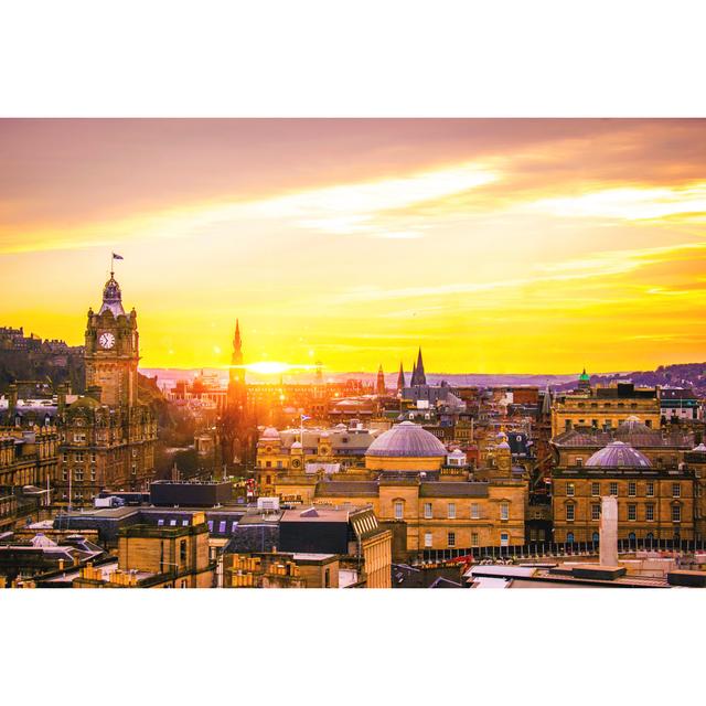 Whitham Edinburgh Buildings - Wrapped Canvas Photograph Latitude Run Size: 20cm H x 30cm W x 3.8cm D on Productcaster.