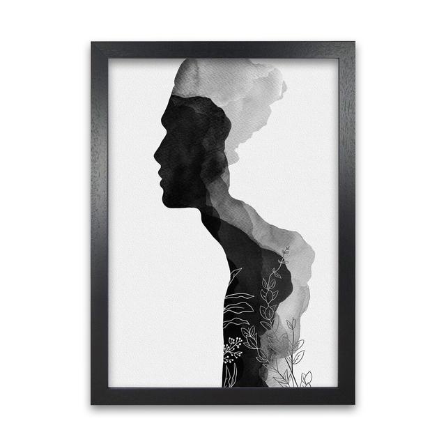 Orara Him - Print Brayden Studio Size: 84cm H x 59cm W x 1cm D, Frame Option: Black Framed on Productcaster.