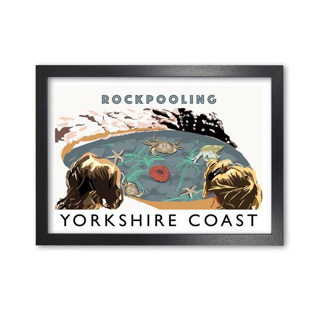 Rockpooling Yorkshire Coast by Richard O'Neill - Picture Frame Graphic Art Print on Paper 17 Stories Size: 29.7 cm H x 42 cm W x 3 cm D, Frame Options on Productcaster.