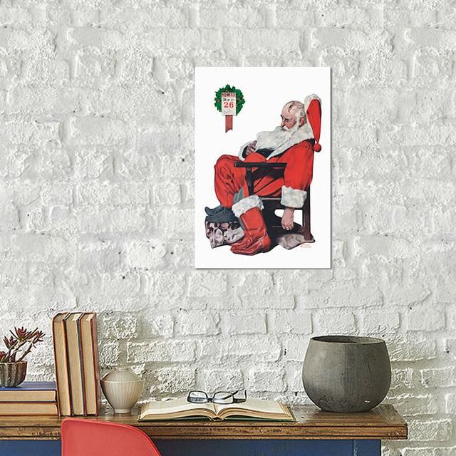 'The Day after Christmas' by Norman Rockwell Graphic Art Print on Wrapped Canvas Happy Larry Size: 66.04cm H x 45.72cm W x 1.91cm D on Productcaster.