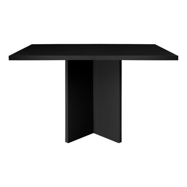 Caniah Rectangular 90Cm L x 120Cm W Dining Table Ivy Bronx Colour: Black on Productcaster.