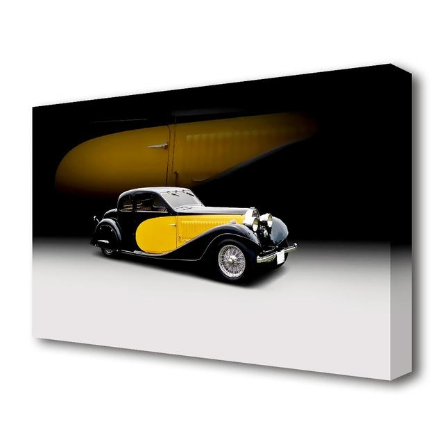 The First Bugatti Veyron - Wrapped Canvas Photograph Print East Urban Home Size: 66 cm H x 101.6 cm W on Productcaster.