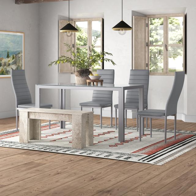 Flanagan 6 - Person Dining Set Natur Pur on Productcaster.