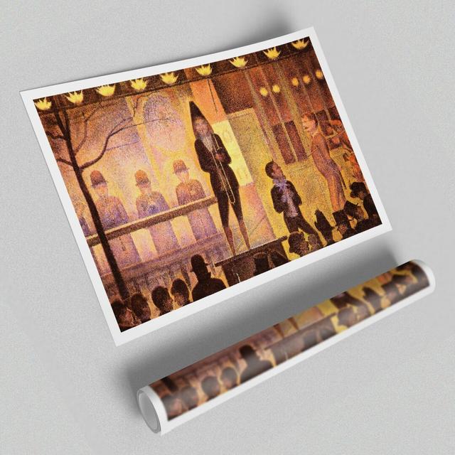 Seurat Circus Parade - Graphic Art Print on Paper East Urban Home Size: 42cm H x 59.4cm W on Productcaster.