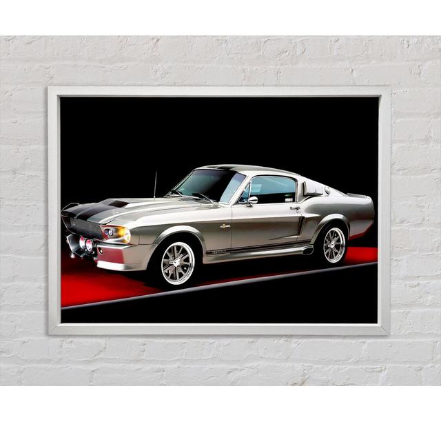 Mustang Shelby Side Profile - Print Bright Star Size: 59.7cm H x 84.1cm W x 3.3cm D on Productcaster.