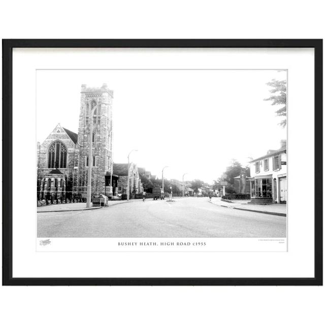 Bushey Heath, High Road C1955 by Francis Frith - Single Picture Frame Print The Francis Frith Collection Size: 60cm H x 80cm W x 2.3cm D on Productcaster.