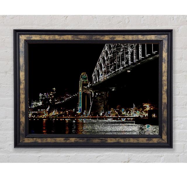 New York Brooklyn Bridge - Single Picture Frame Art Prints Bright Star Size: 59.7cm H x 84.1cm W x 8cm D on Productcaster.