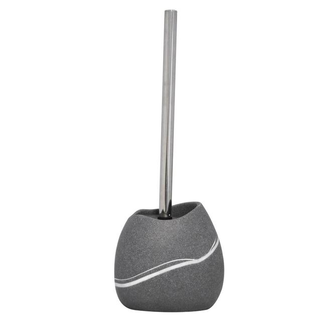 Little Rock Toilet Brush and Holder Ridder Colour: Grey on Productcaster.