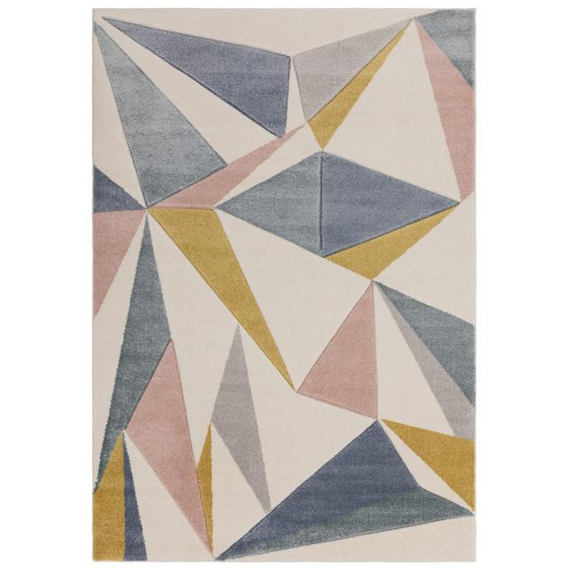 Kaleidoscope Machine Woven Pastel Area Rug Ivy Bronx Rug Size: Rectangle 160 x 230cm on Productcaster.