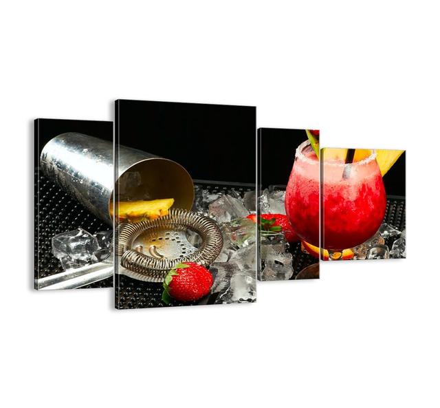 Conjure the Taste - 4 Piece Unframed Photograph Print Set on Canvas Brayden Studio Size: 70cm H x 120cm W x 1.8cm D on Productcaster.