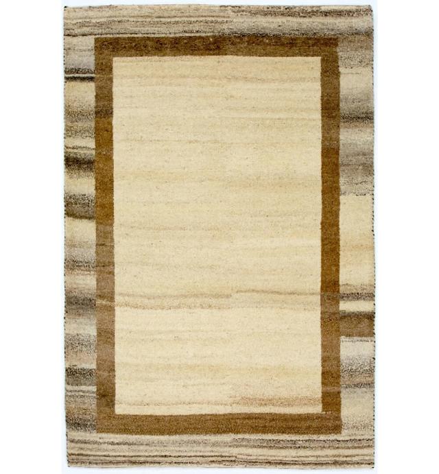 Tymeo Damask Hand-Knotted Rectangle: 177' X 128' Beige Area Rug August Grove on Productcaster.